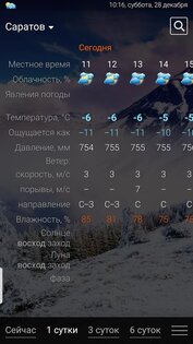 Расписание Погоды 46.0. Скриншот 5