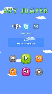 Sky Jumper 1.6.1. Скриншот 1
