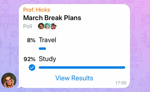 Telegram представил «Опросы 2.0» с режимом викторины