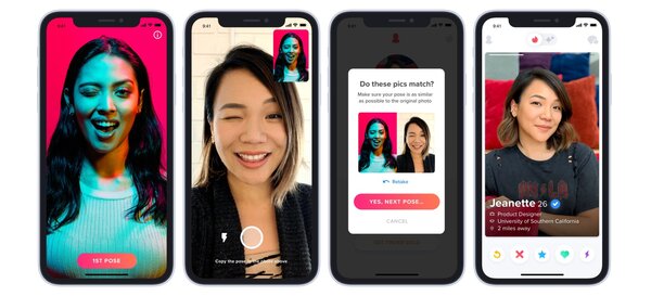 В Tinder появилась верификация: чтобы получить ее, нужно подтвердить свои фото