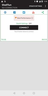 ShellTun SSH VPN 1.7. Скриншот 1