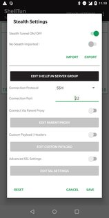 ShellTun SSH VPN 1.7. Скриншот 3