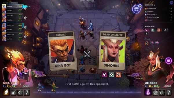 Dota Underlords получила нового персонажа и дату релиза