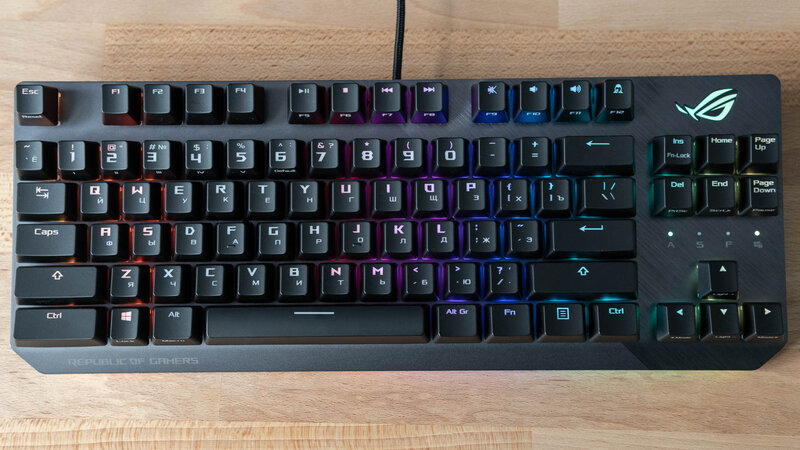 Обзор ASUS ROG Strix Scope TKL Deluxe: для почитателей компактности