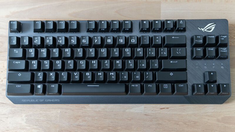Обзор ASUS ROG Strix Scope TKL Deluxe: для почитателей компактности