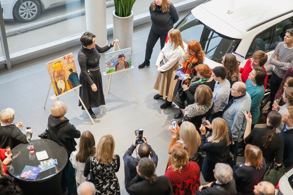 В автосалоне Audi в Москве прошёл вечер искусств