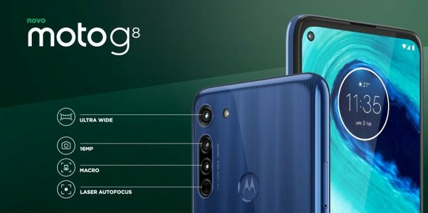 Представлен Moto G8: лучше предшественника во всём, кроме экрана
