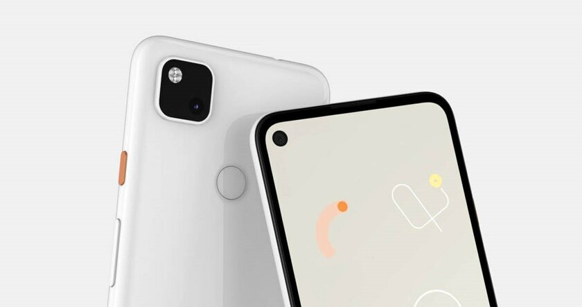 Pixel 4a со странной камерой позирует вживую