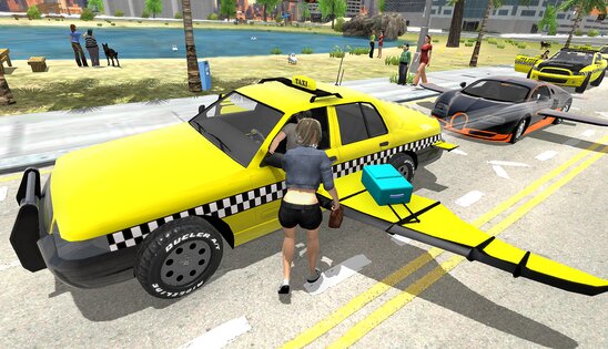 Flying Car Transport Simulator 1.36. Скриншот 6