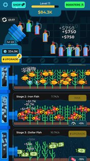 Idle Fish Aquarium 1.7.9. Скриншот 6