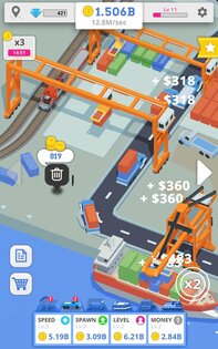 Idle Port Tycoon 3.2.2. Скриншот 5