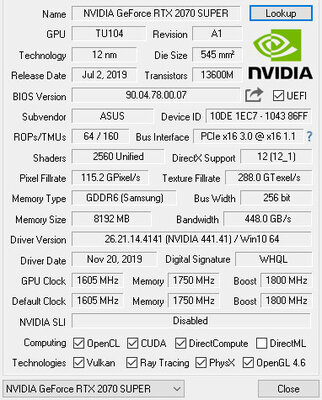 Эволюция 2070 STRIX: обзор ASUS GeForce RTX 2070 SUPER STRIX Advanced