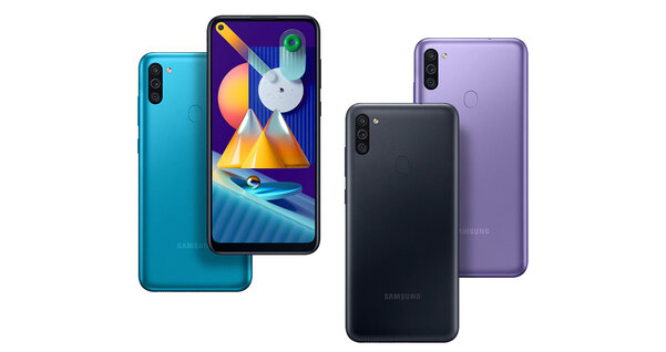Анонс Samsung Galaxy M11: камера в дисплее, гигантский аккумулятор и яркие расцветки