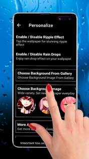 Darling Cute Two Girl In Anime Zero Live Wallpaper 1.0.1. Скриншот 2