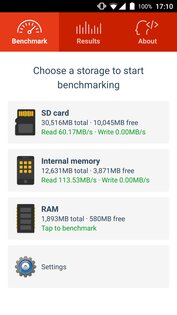 A1 SD Bench 2.6.4. Скриншот 1