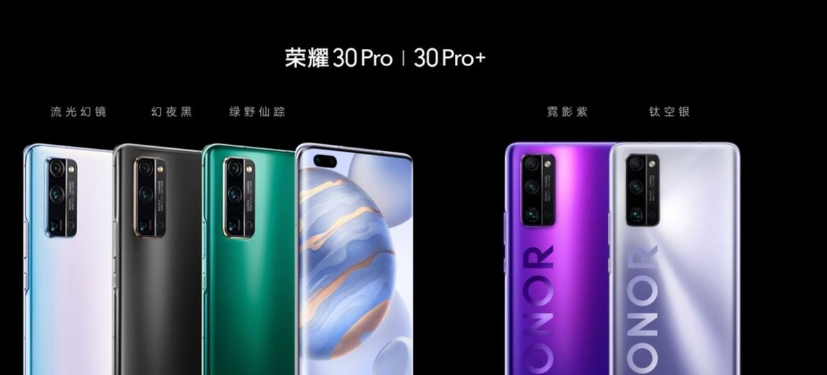 Анонс Honor 30, 30 Pro и 30 Pro+ с Kirin 990, зарядкой на 40 Вт и камерой с перископом