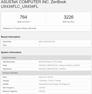 Обзор ASUS ZenBook UX434F: всего лишь один нюанс