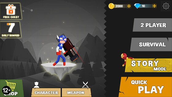 Spider Stickman Supreme 1.3.38. Скриншот 4