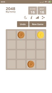 Big money 2048 🤑 Puzzle Game 1.1.12. Скриншот 1