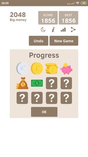 Big money 2048 🤑 Puzzle Game 1.1.12. Скриншот 4