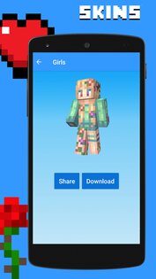 Скины Девочек 💙 MCPE 2.0. Скриншот 2