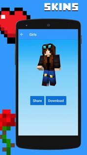 Скины Девочек 💙 MCPE 2.0. Скриншот 3