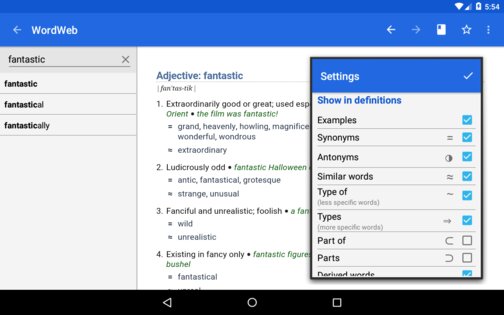 WordWeb 6.01. Скриншот 11