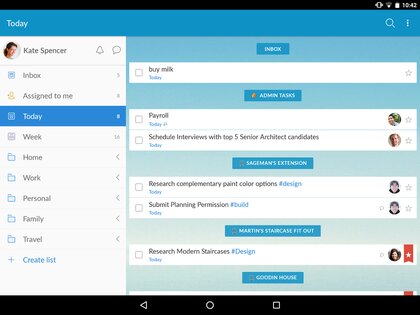 Wunderlist 3.4.21. Скриншот 8