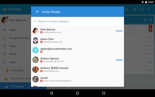 Wunderlist 3.4.21. Скриншот 15