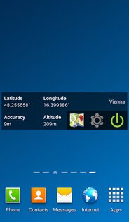 GPS Widget 1.5.1. Скриншот 3