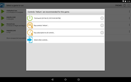 ExaGear Strategies 3.5.0. Скриншот 3
