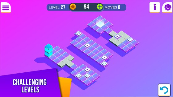 Bloxorz Brain Game 7.1.25. Скриншот 4