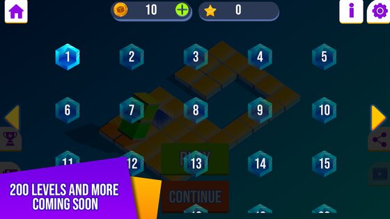 Bloxorz Brain Game 7.1.25. Скриншот 5