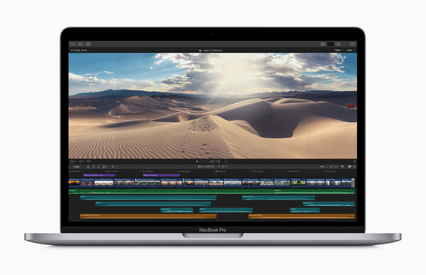 Представлен новый MacBook Pro 13 с обновлённым железом и ножничной клавиатурой Magic Keyboard