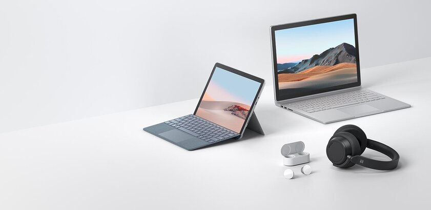Microsoft выпустила мощный ноутбук Surface Book 3 и свой самый дешёвый планшет Surface Go 2