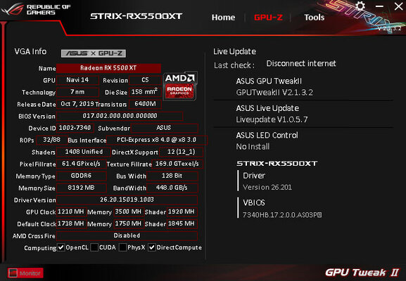 «Красный» для всех: обзор ASUS ROG Strix AMD Radeon RX 5500 XT OC