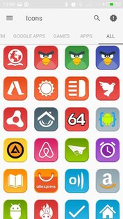 Nexus 5 Squared IconPack 3.1.3. Скриншот 8