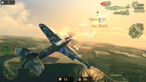 Warplanes: Online Combat 1.6.2. Скриншот 1