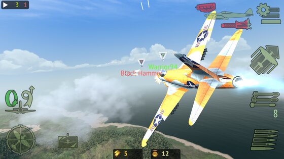 Warplanes: Online Combat 1.6.2. Скриншот 4