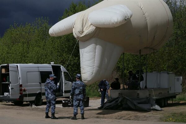 В Подмосковье запустили аэростат для слежки за нарушителями самоизоляции