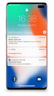 Блокировка экрана и уведомления iOS 26 1.6.9. Скриншот 2