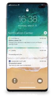Блокировка экрана и уведомления iOS 26 1.6.9. Скриншот 4