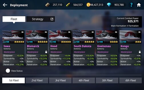 Warship Fleet Command 3.1.3. Скриншот 10