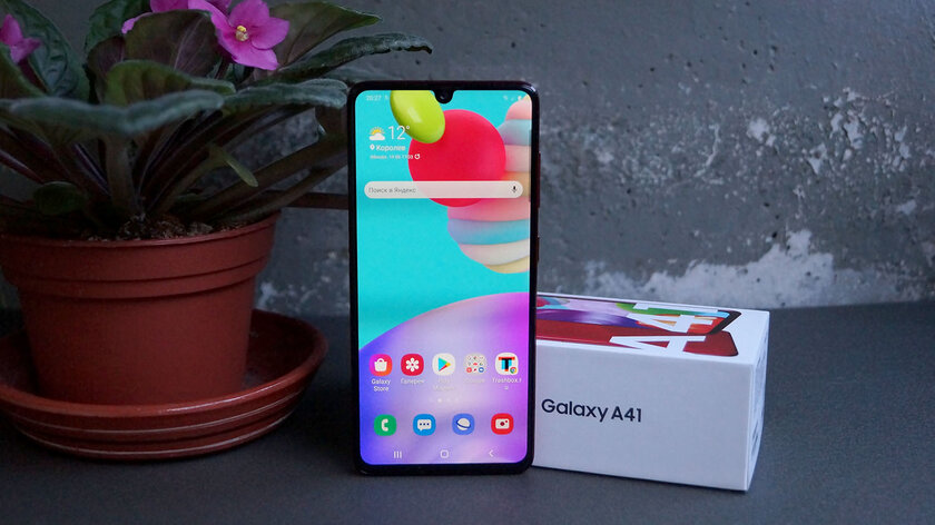 Тест смартфона Samsung Galaxy A41: приятный снаружи и удобный внутри