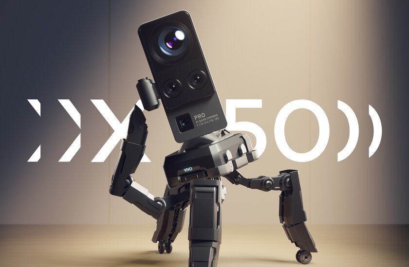 Vivo показала огромный объектив камеры X50 с подвесной системой стабилизации