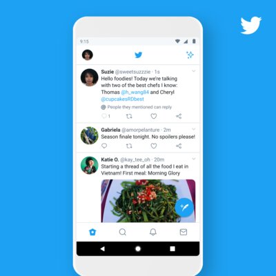 Twitter позволит пользователям выбрать, кто сможет отвечать на их твиты