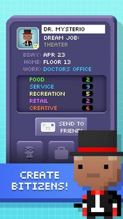 Tiny Tower 7.0.1. Скриншот 2