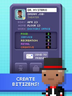 Tiny Tower 7.0.1. Скриншот 6