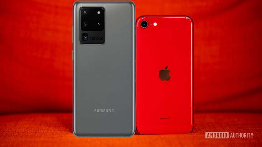 iPhone SE 2020 обогнал по скорости Samsung Galaxy S20 Ultra, который в 3 раза дороже