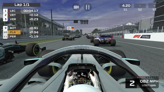 F1 Mobile Racing 5.4.11. Скриншот 2